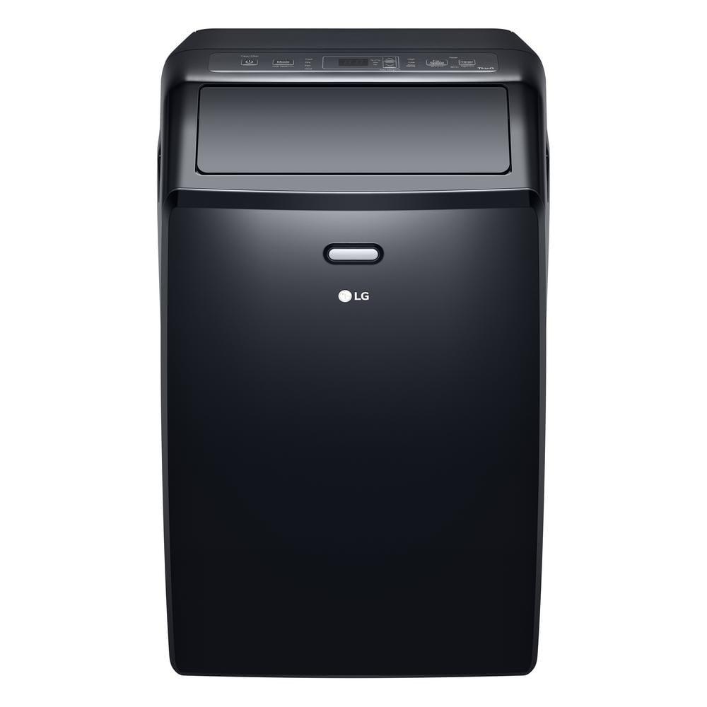 10,000 (DOE) BTU 115-Volt Portable Air Conditioner Cools 450 Sq. Ft. with Dehumidifier and Wi-Fi in Black