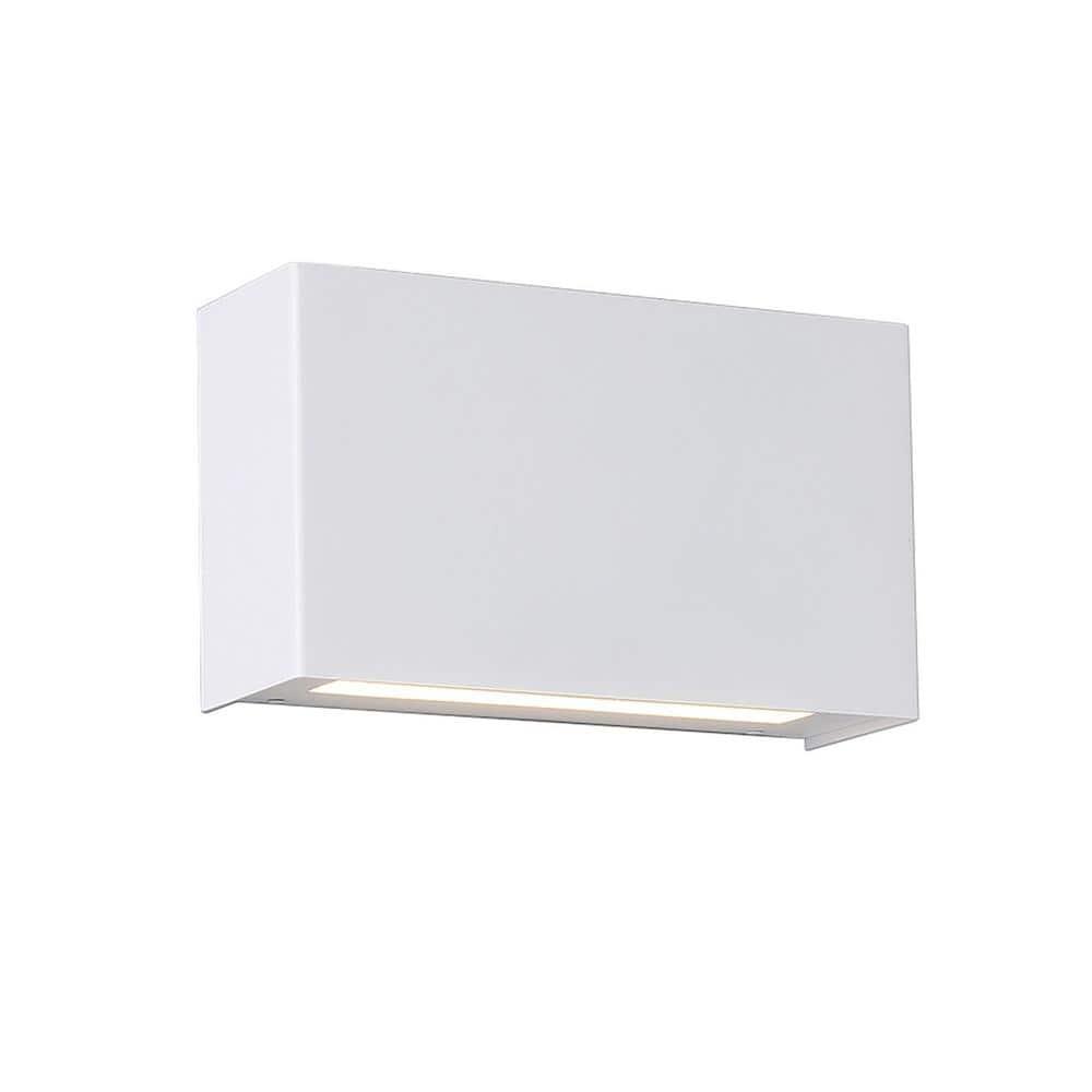 White Dimmable Energy Star Battery Wall Sconce