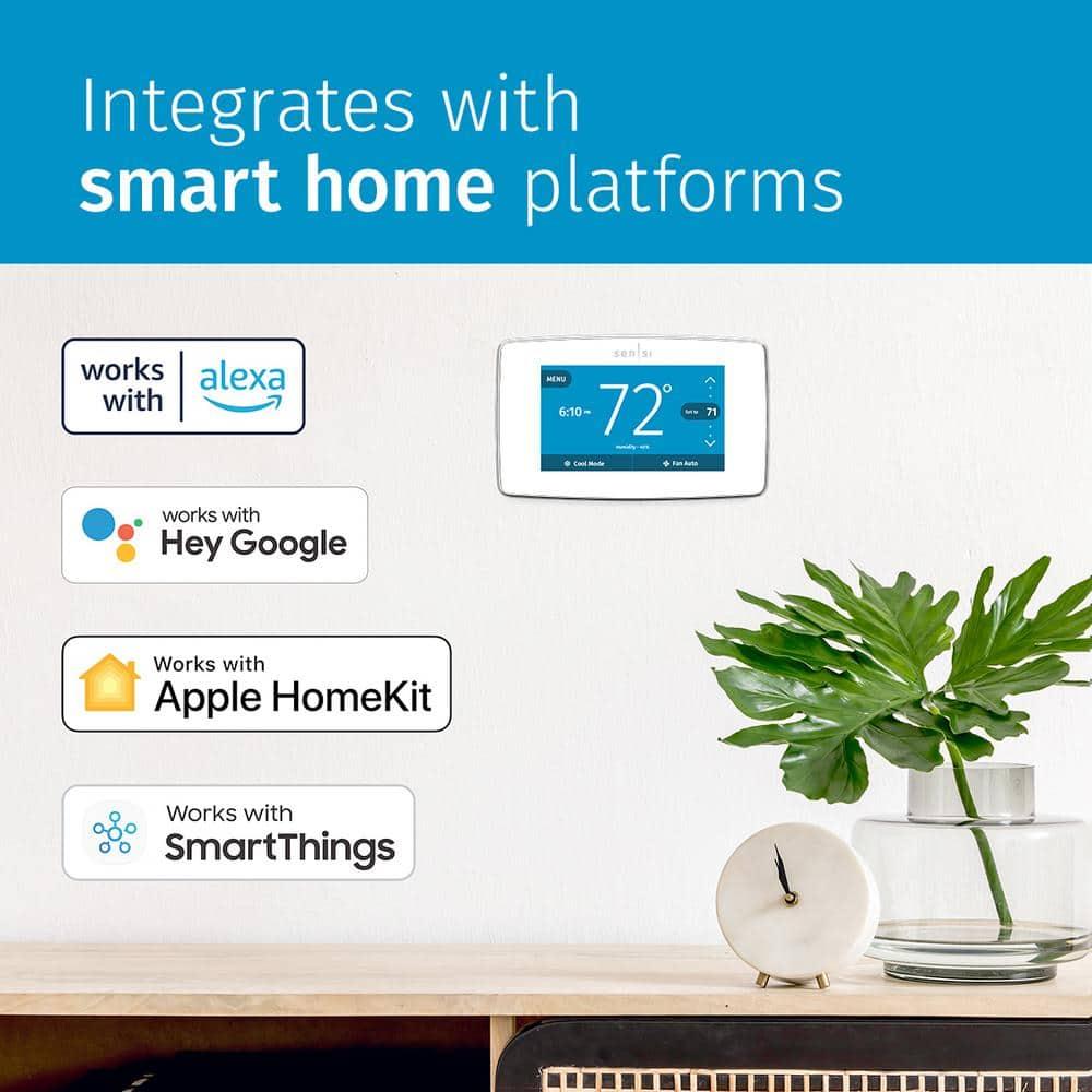 Emerson Thermostats Emerson Thermostats Smart Universally Compatible Thermostat White