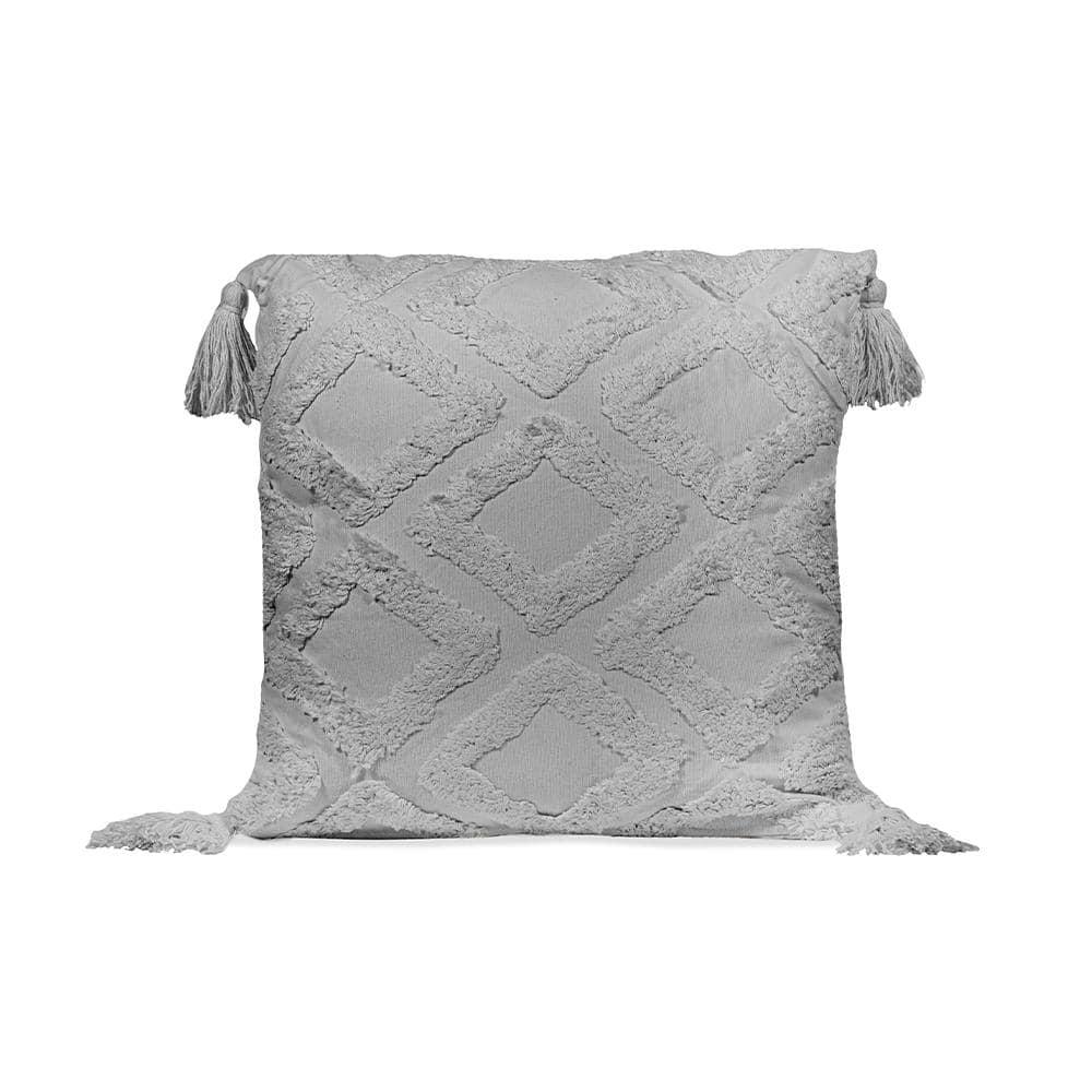 Tassels Cotton Indoor/Outdoor Throw Pillow (Set of 2)