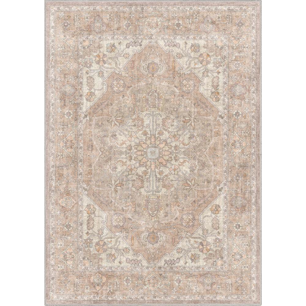 Kehr Antigua Vintage Persian Oriental Beige Flat-Weave Rug