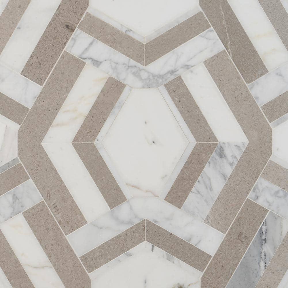 Bond Tile Tenor Marble Random Mosaic Wall & Floor Tile