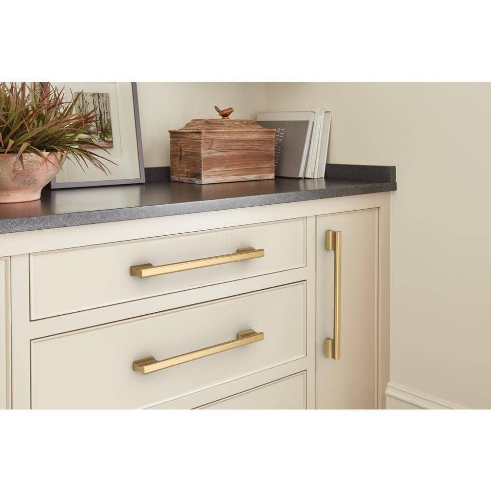 Amerock Status 8-13/16 inch (224mm) Center-to-Center Champagne Bronze Cabinet Pull