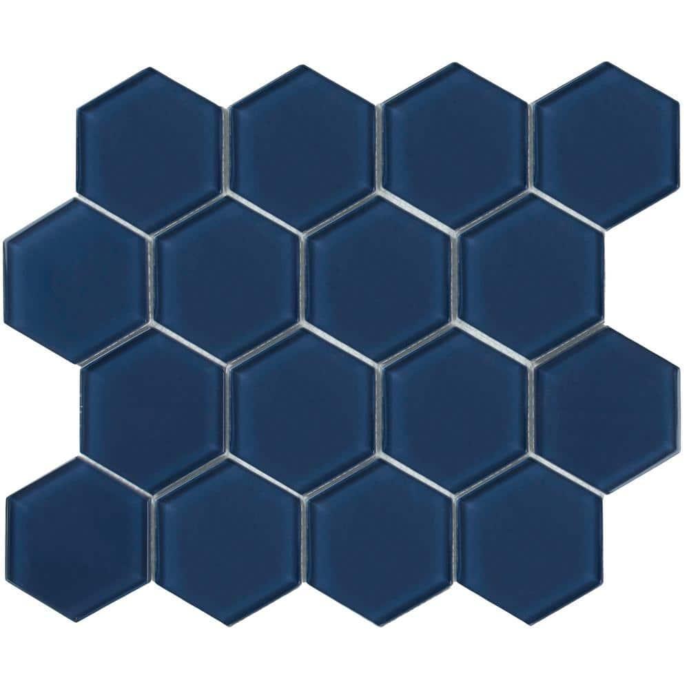 3" Beehive 10.25in.x11.75in. Glass Mosaic Tile