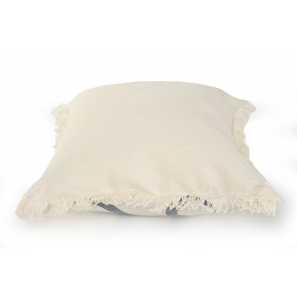 Rajani Home Kellie Fringed Reversible Throw Pillow