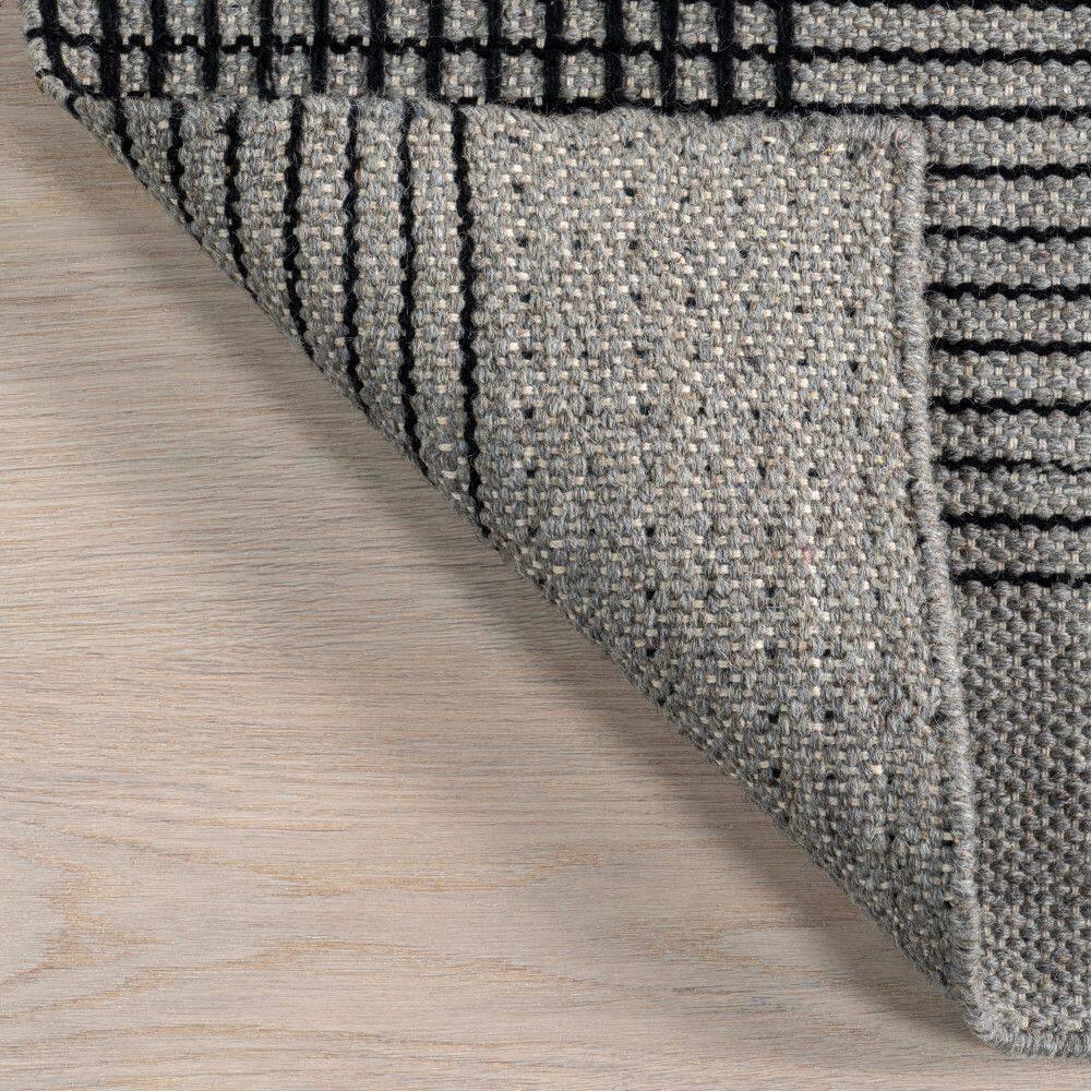 Nuloom Oregon Plaid Wool Area Rug, 6' x 9', Grey