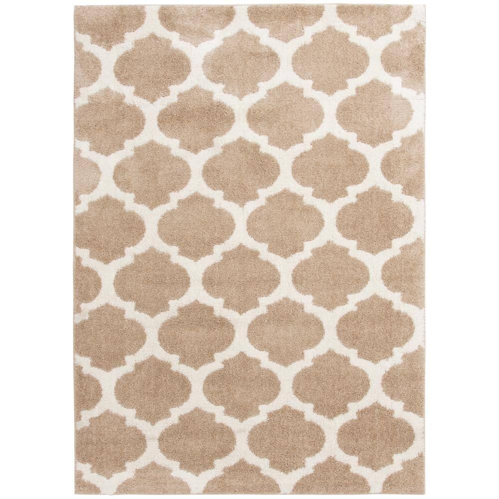 Rosdorf Park Daneshia Tahoe Shag Performance Geometric Rug