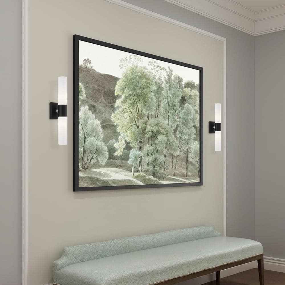 Livex Lighting Black ADA 2-Light Vanity Sconce