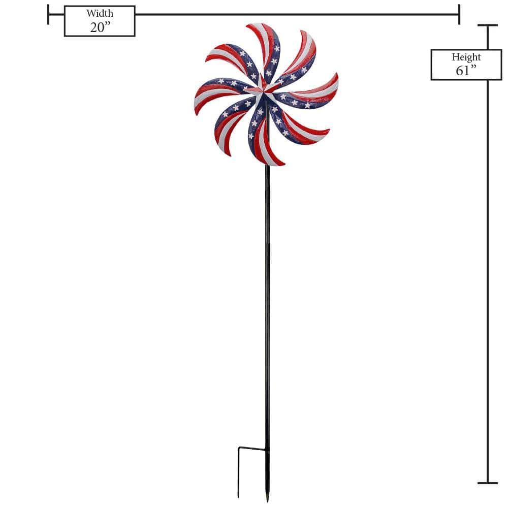 Red Carpet Studios Spinner Stake Patriotic