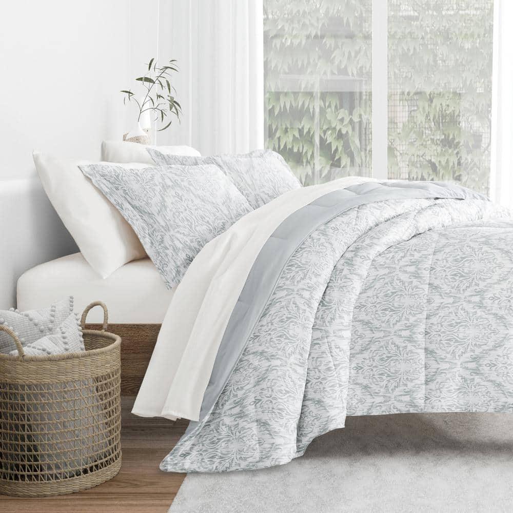 IEnjoy Home 7-Piece Bedding Bundle - Pattern Comforter and Sheet Set