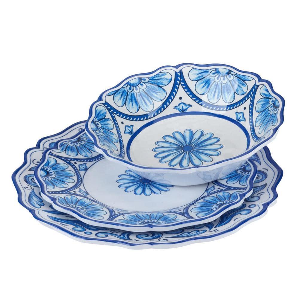 Veranda Melamine 12 pc Dinnerware Set