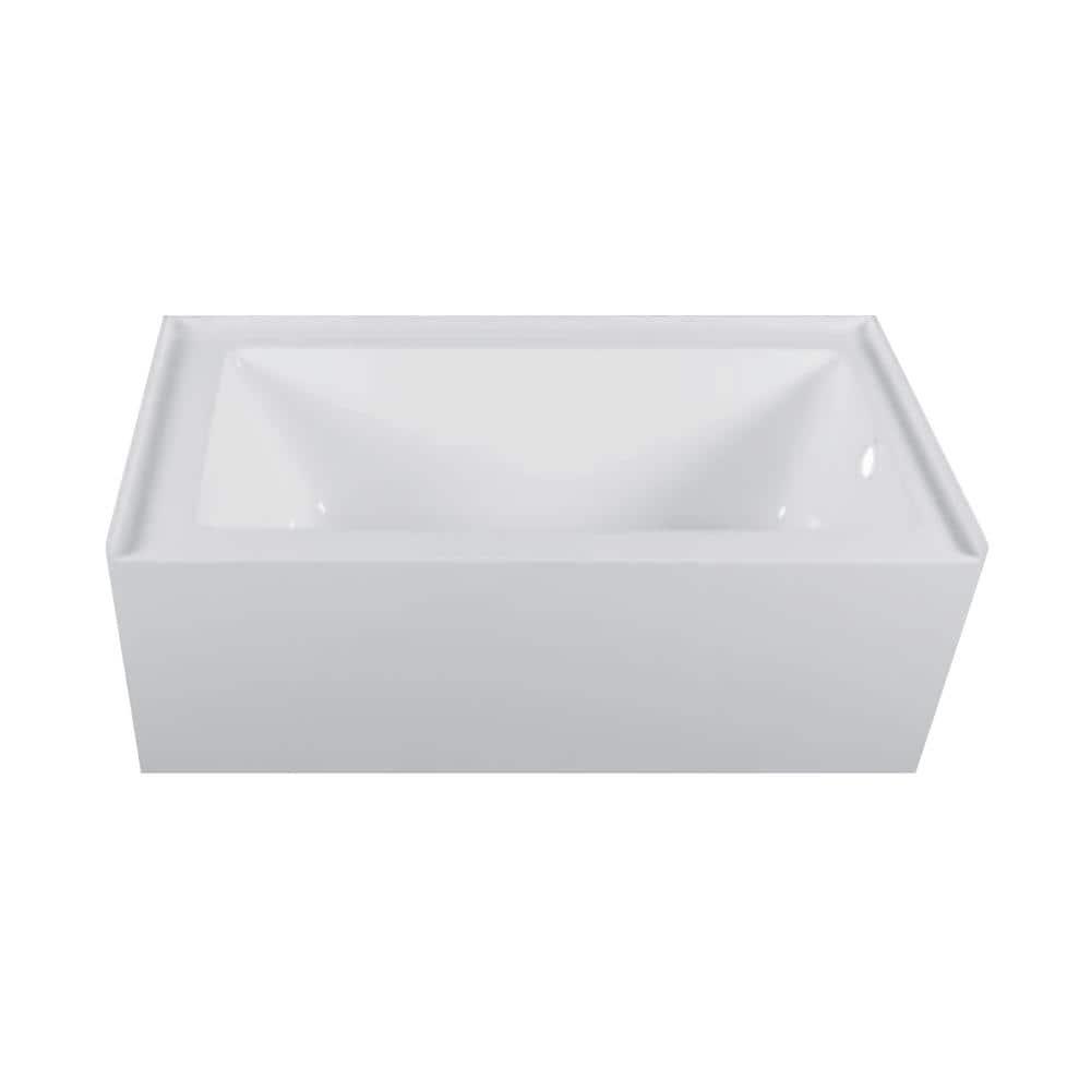 Acrylic Soaking Bathtub with Integral Apron Front - 60" x 32"