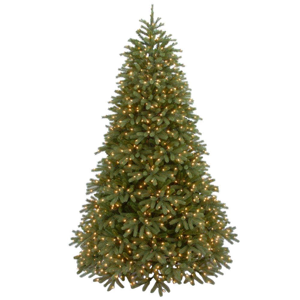 7.5ft National Christmas Tree Company Full Jersey Frasier Fir Medium Artificial Christmas Tree 1000ct Clear