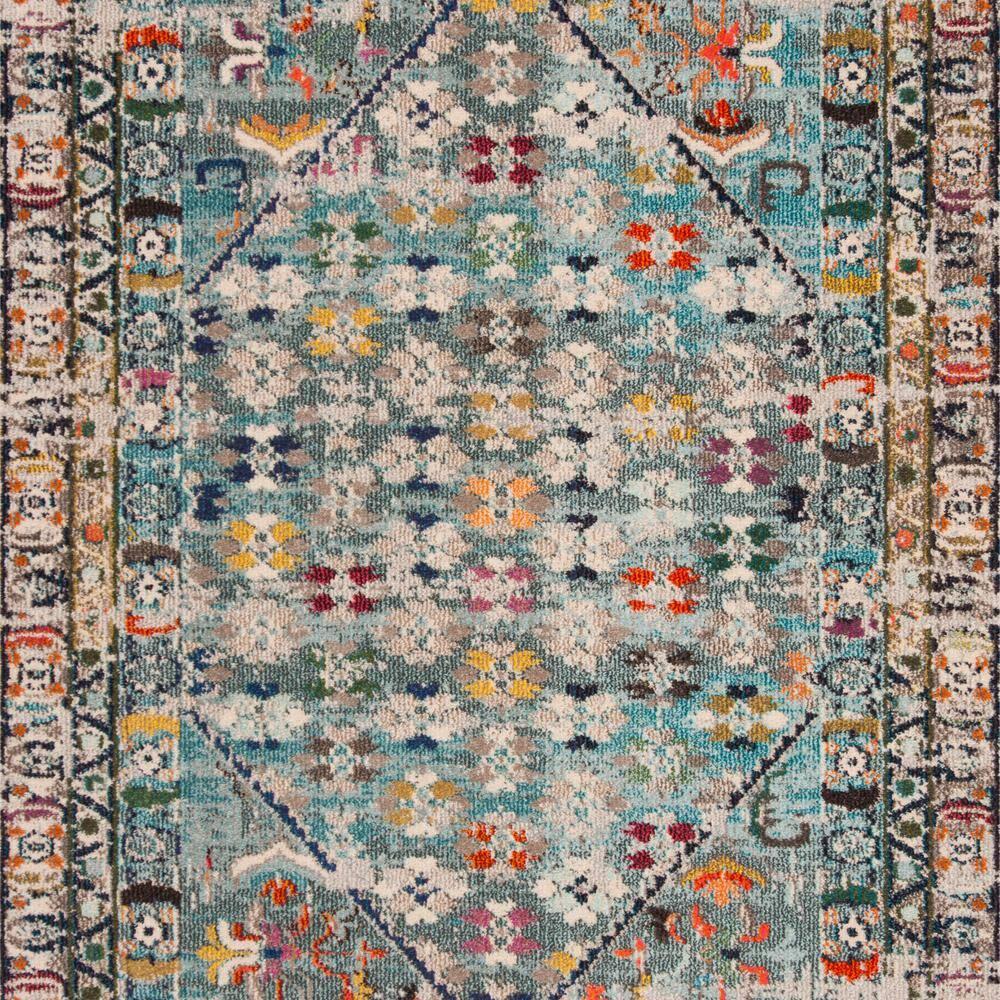Monaco MNC255 Power Loomed Indoor Area Rug - Blue/Light Grey - 6'7"x9'2" - Safavieh
