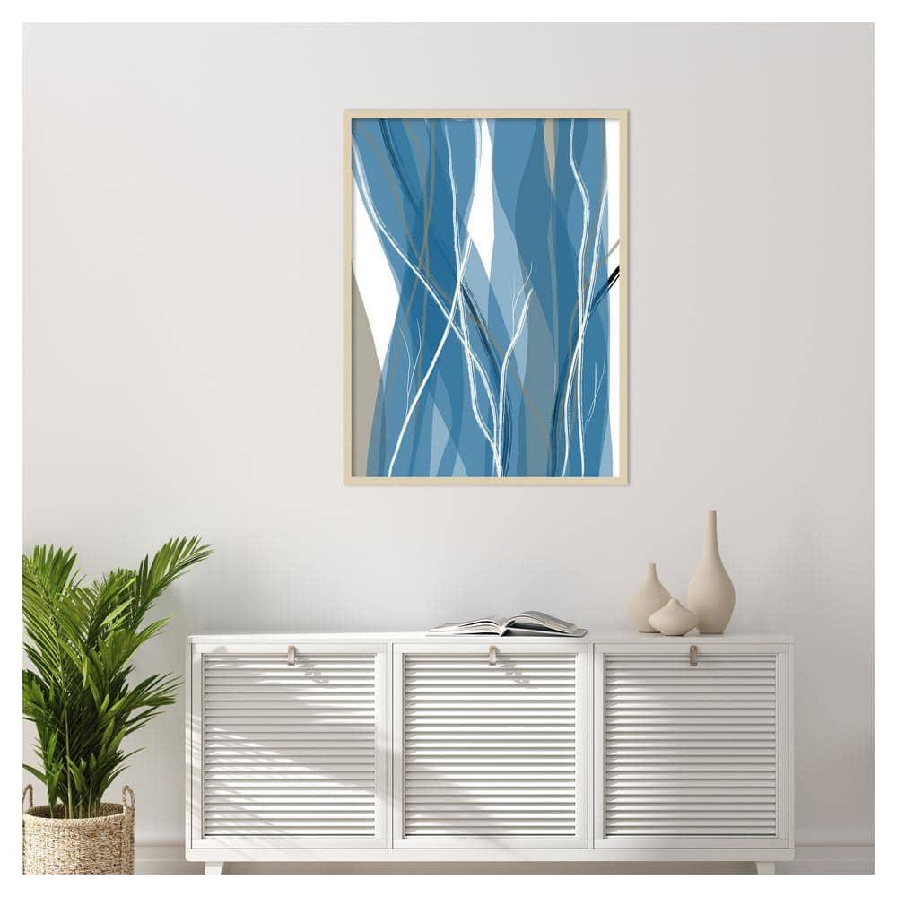 Amanti Art 31"x41" Sea Meadow III by Jim Schlotzhauer Wood Framed Wall Art Print