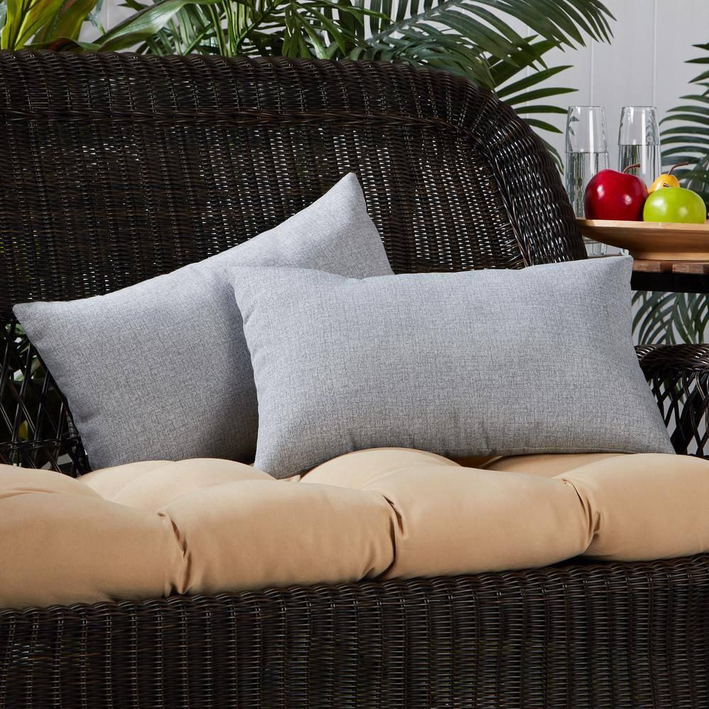 Indoor/Outdoor Reversible Throw Pillow