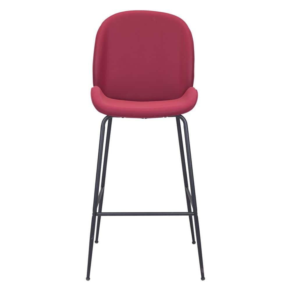 Zuo Miles Barstool Red
