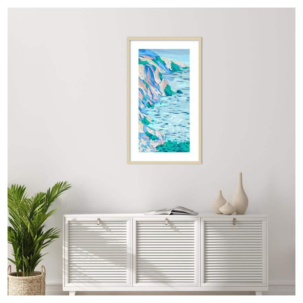 Amanti Art 24"x41" Ideal Vacation II by Melissa Wang Wood Framed Wall Art Print