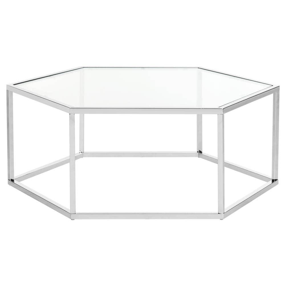 Eliana Coffee Table - Chrome - Safavieh