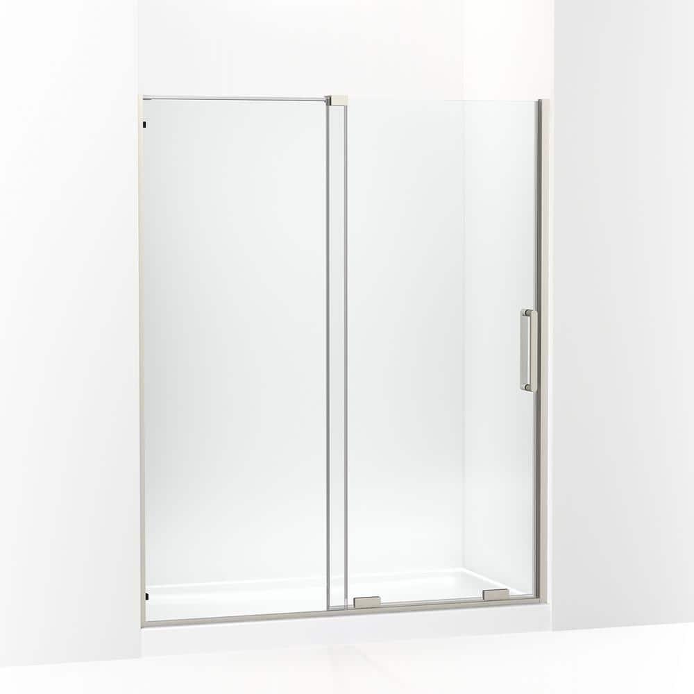 Echelon Sliding Shower Door, 71-3/4 In. H X 55-3/4 - 59-3/4 In. W, With 5/16 In. Thick Crystal Clear Glass