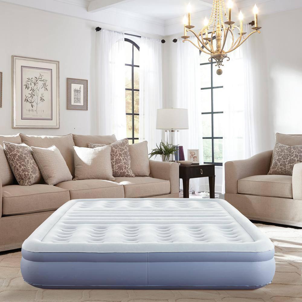 Beautyrest Lumbar Lift  12" Inflatable Air Mattress with Electric Pump