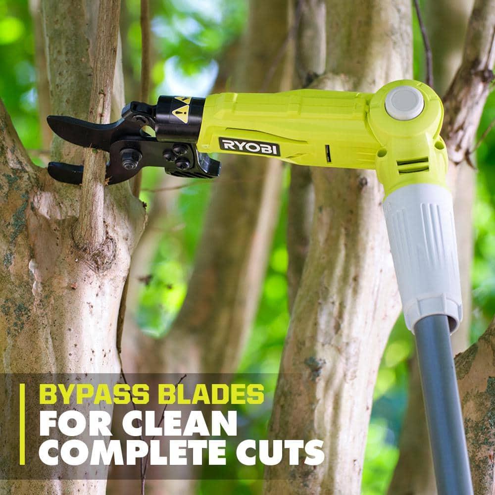Ryobi 18V Electric Cordless Pole Saw with Lithium Ion Battery