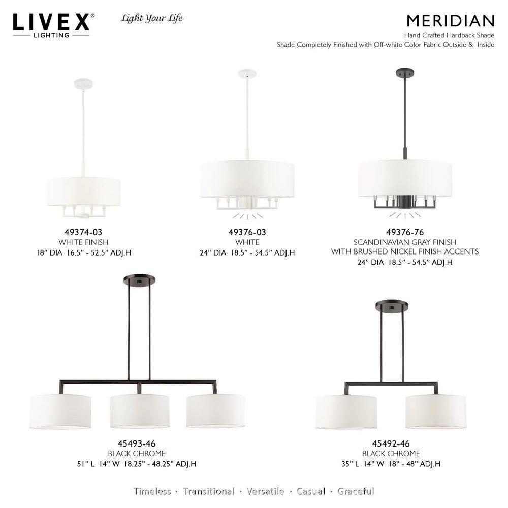 Moonlighter 7 Light Metal Dimmable Drum Chandelier