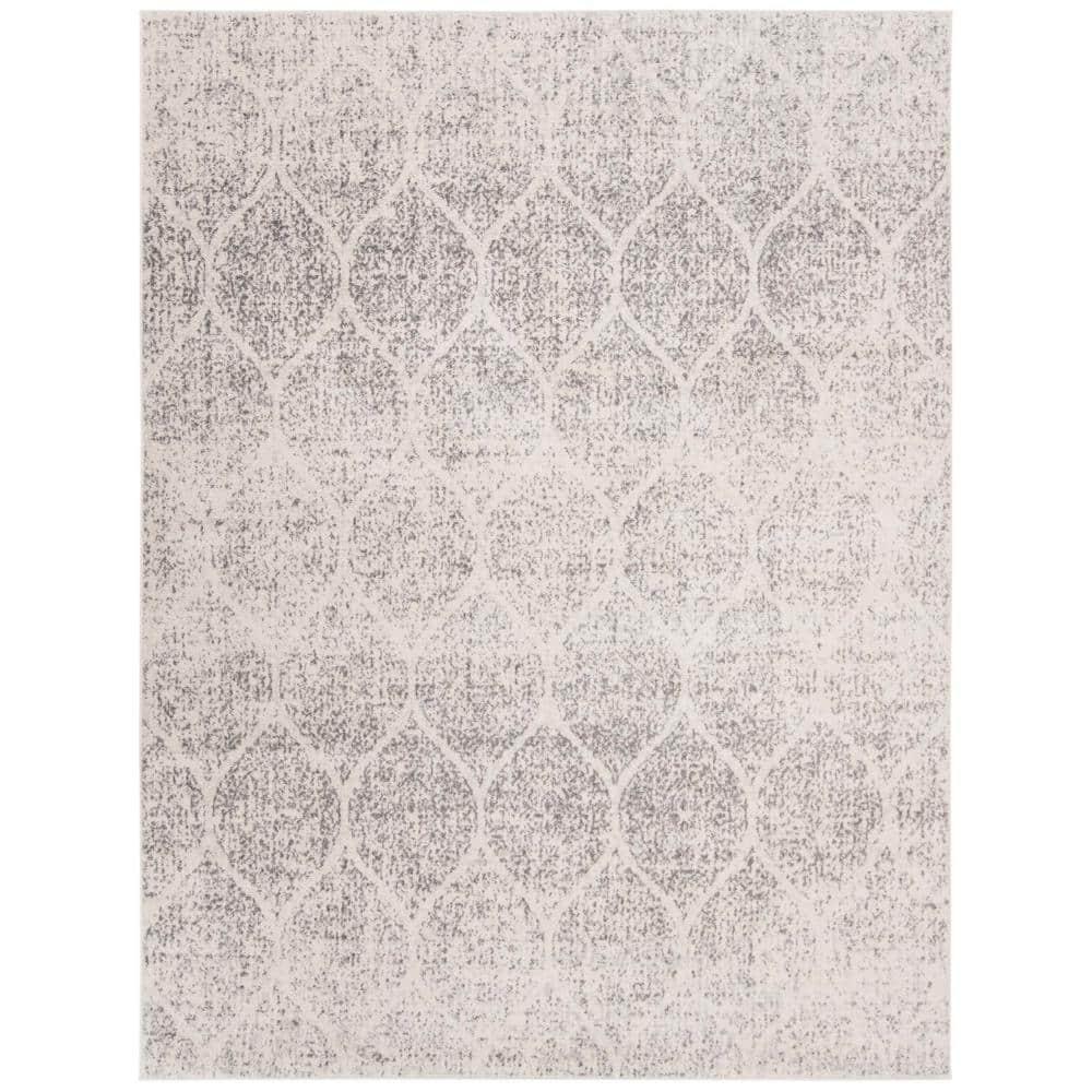 Madison MAD604 Power Loomed Indoor Area Rug - Ivory/Silver - 8'x10' - Safavieh