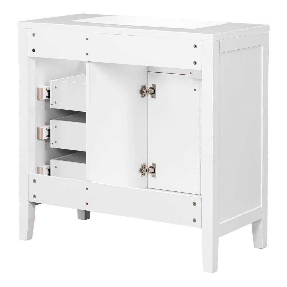 R&M Furniture Versatile Bathroom Vanity with Stylish Sink and Ample Storage