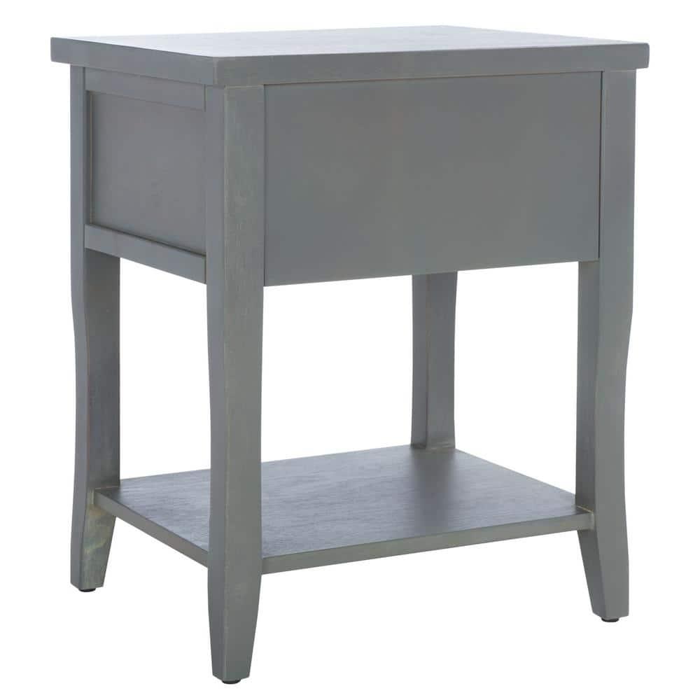 Coby Nightstand with Storage - Ash Grey - Safavieh.