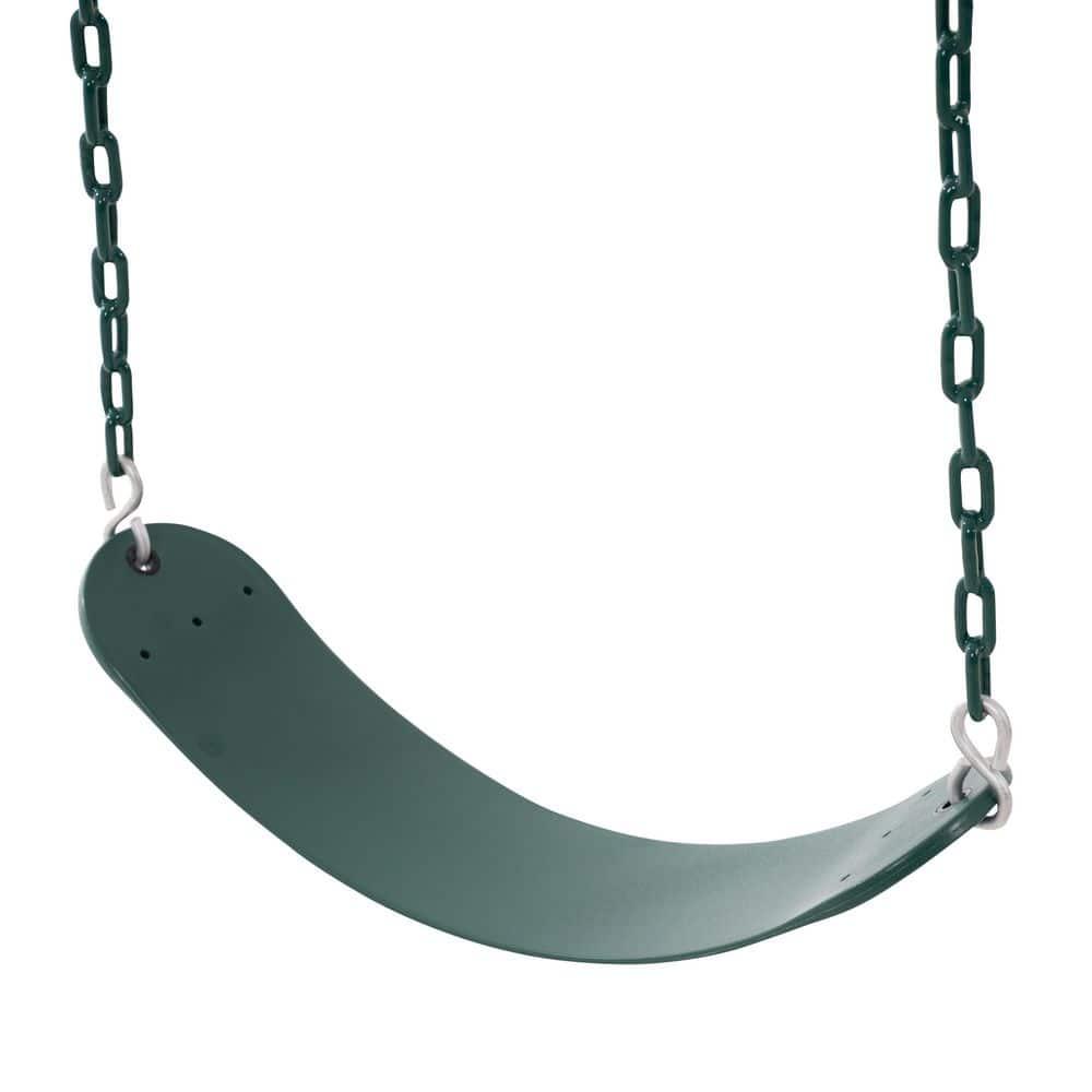 Lifetime Kids 7.3 ft. High Metal Swing Set with Belt Swings (90952)