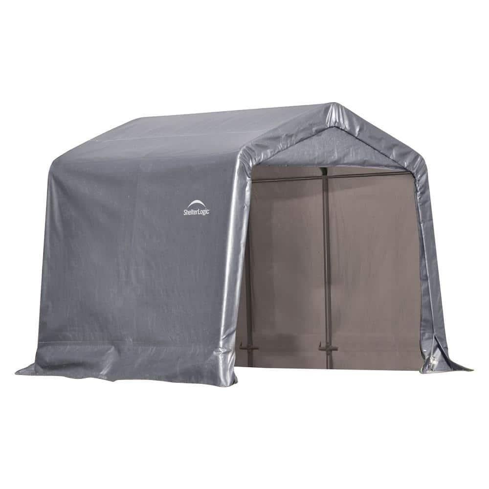 ShelterLogic ShelterLogic Shed-in-a-Box 8 x 8 x 8 ft Peak Gray