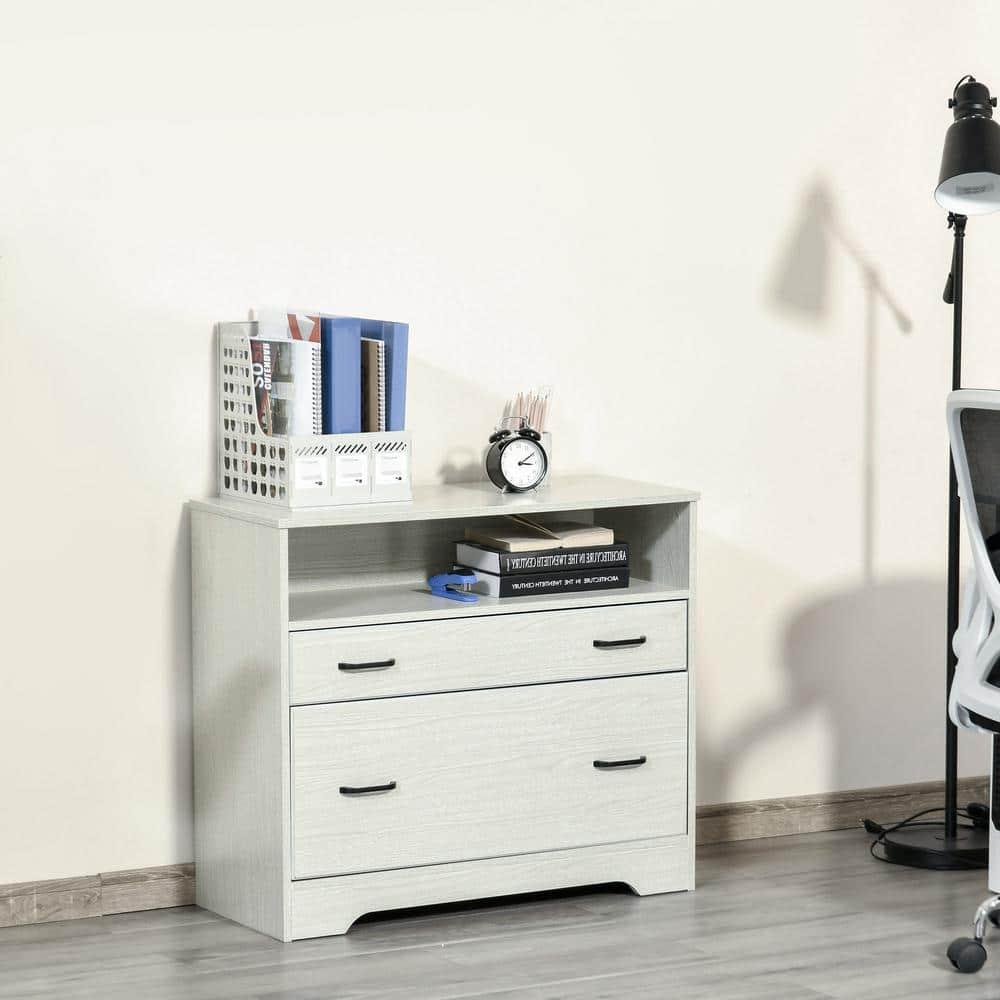Vinsetto 33.5'' Wide 2 -Drawer File Cabinet