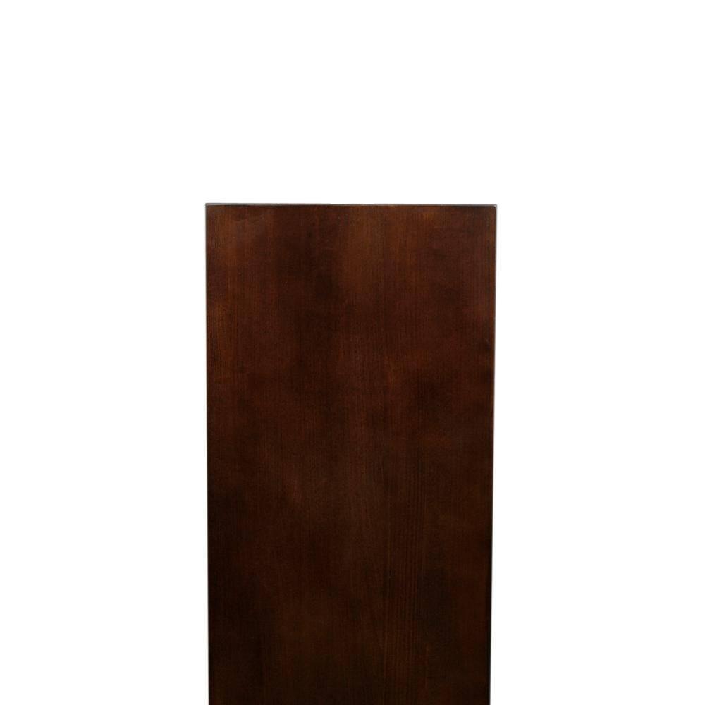 Design House Chairside Table in Chocolate Oak