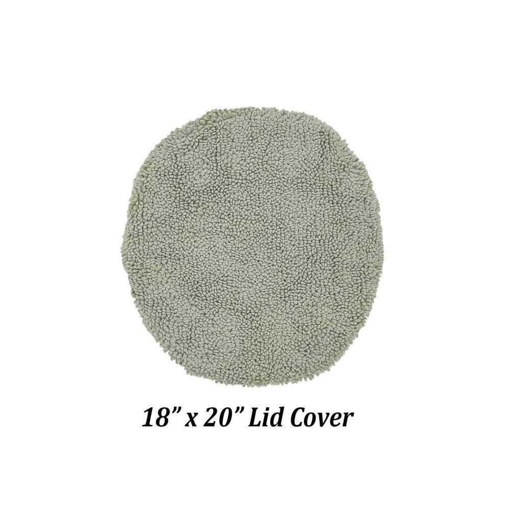 Ebern Designs Malderen 100% Cotton Tufted Machine Washable 18 x 20 Toilet Seat Lid Cover