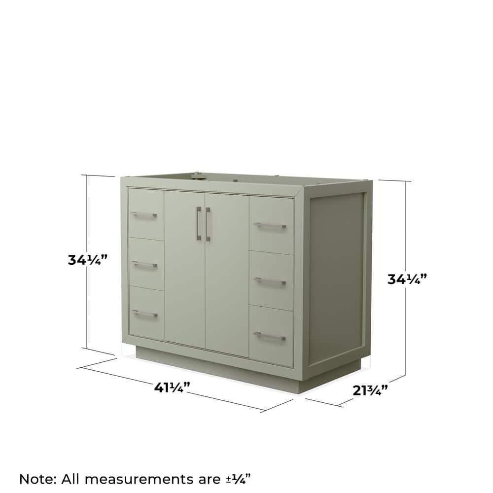 Wyndham Collection Icon 59.25" Single Bathroom Vanity Base and Mirror Only