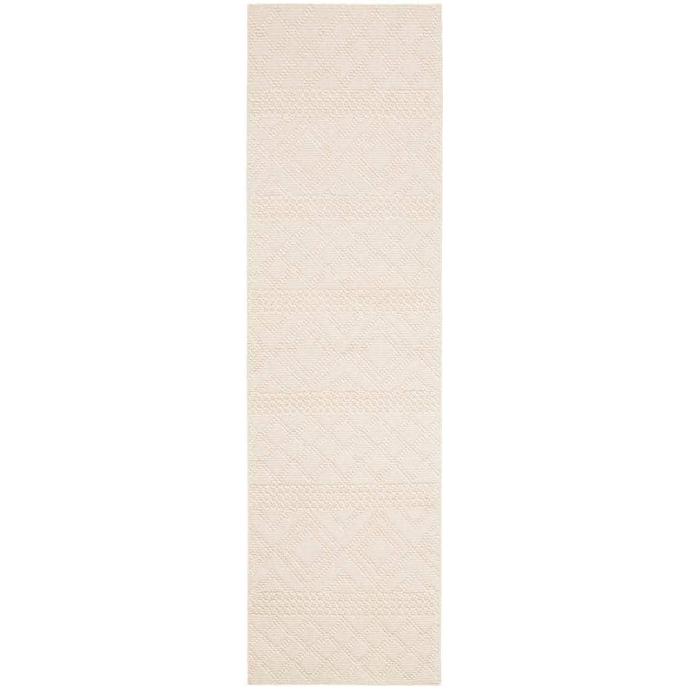 Vermont VRM211 Hand Woven Runner Rug - Ivory - 2'3"x6' - Safavieh.