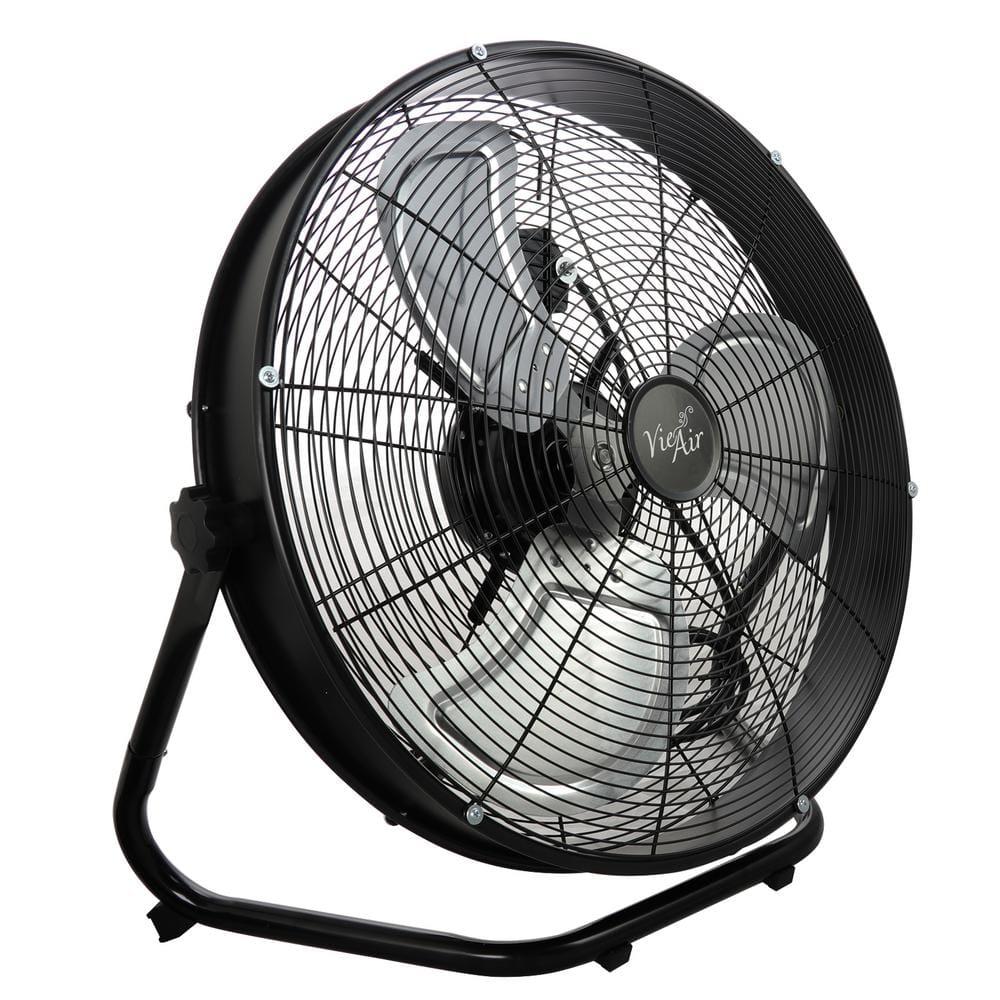 Vie Air 20" 3 Speed Motor Metal Floor Drum Fan | Wayfair