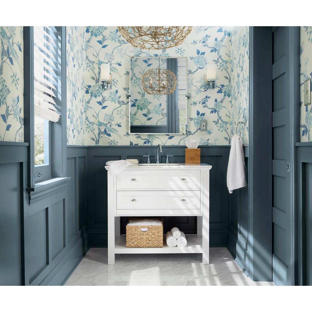 Sea Gull Lighting 4124601-05 Alturas Contemporary One Light Wall/Bath Sconce Vanity Style Fixture, Chrome Finish