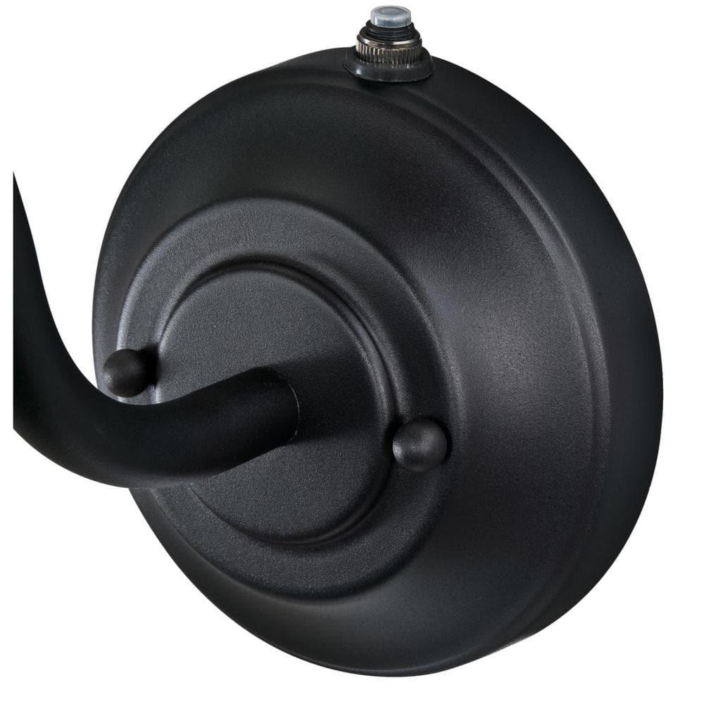 Westinghouse Lighting Westinghouse Academy One-Light LED Outdoor Wall Fixture, Cage Shade 20 Textured Black (New Version) 12-Inch 7 to 12 Inches 13 to