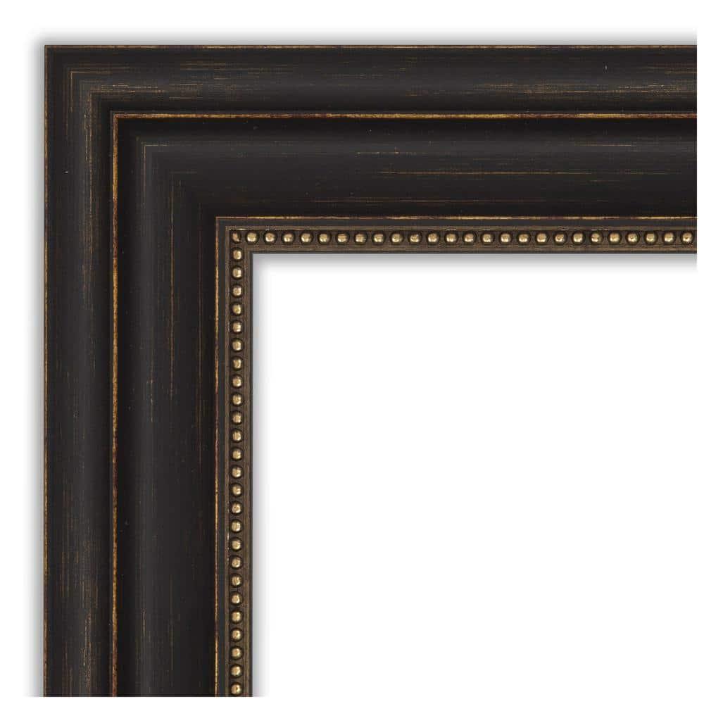 Amanti Art Accent 41.0-Inches x 29.0-Inches Framed Rectangle Bathroom Vanity Mirror ( Burnished Bronze )