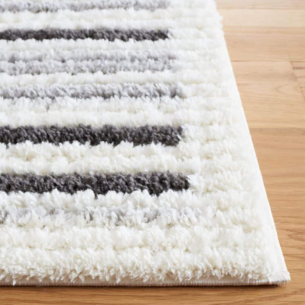 Marrakesh MRK308 Power Loomed Area Rug - Ivory/Gray - 8'x10' - Safavieh.