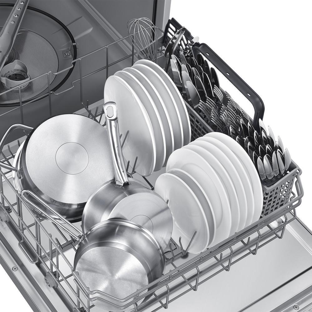 Samsung 24" 51 Decibel ENERGY STAR Certified Built-in Top Control Dishwasher with Adjustable Rack