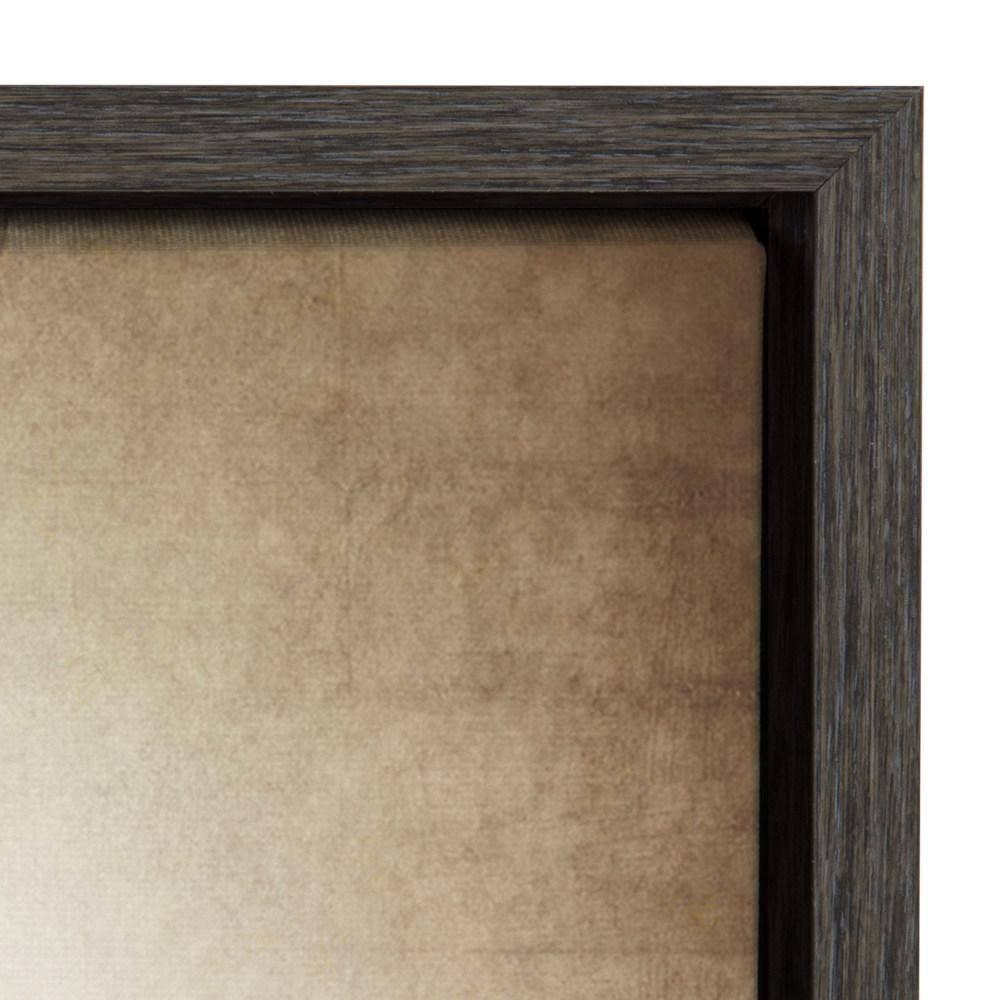 DesignOvation 18" x 24" Sylvie Baseball Glove And Bat Framed Canvas by Shawn St. Peter: Vintage Sports Wall Decor