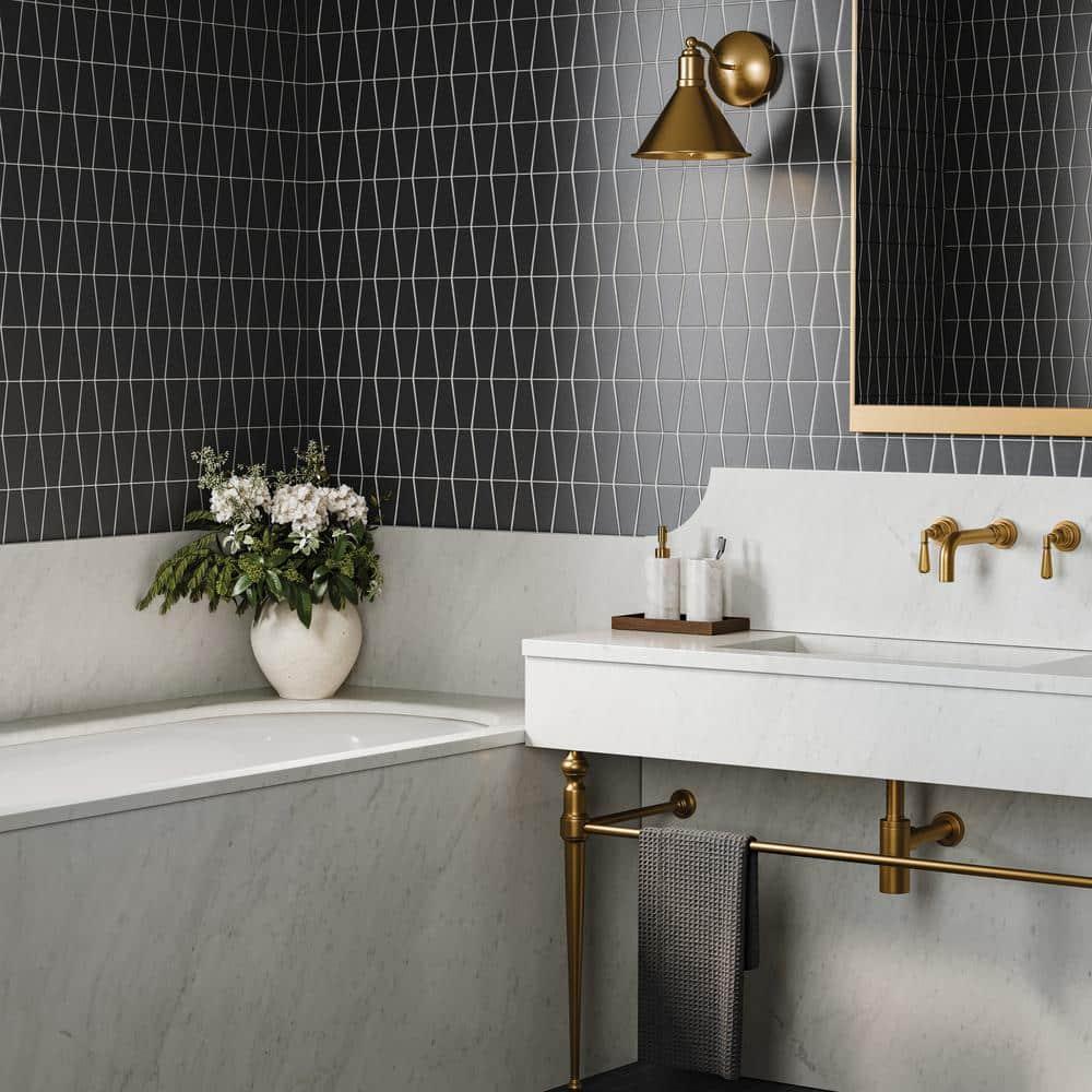 Marin 2" x 2" Square Matte Porcelain Mosaic Tile