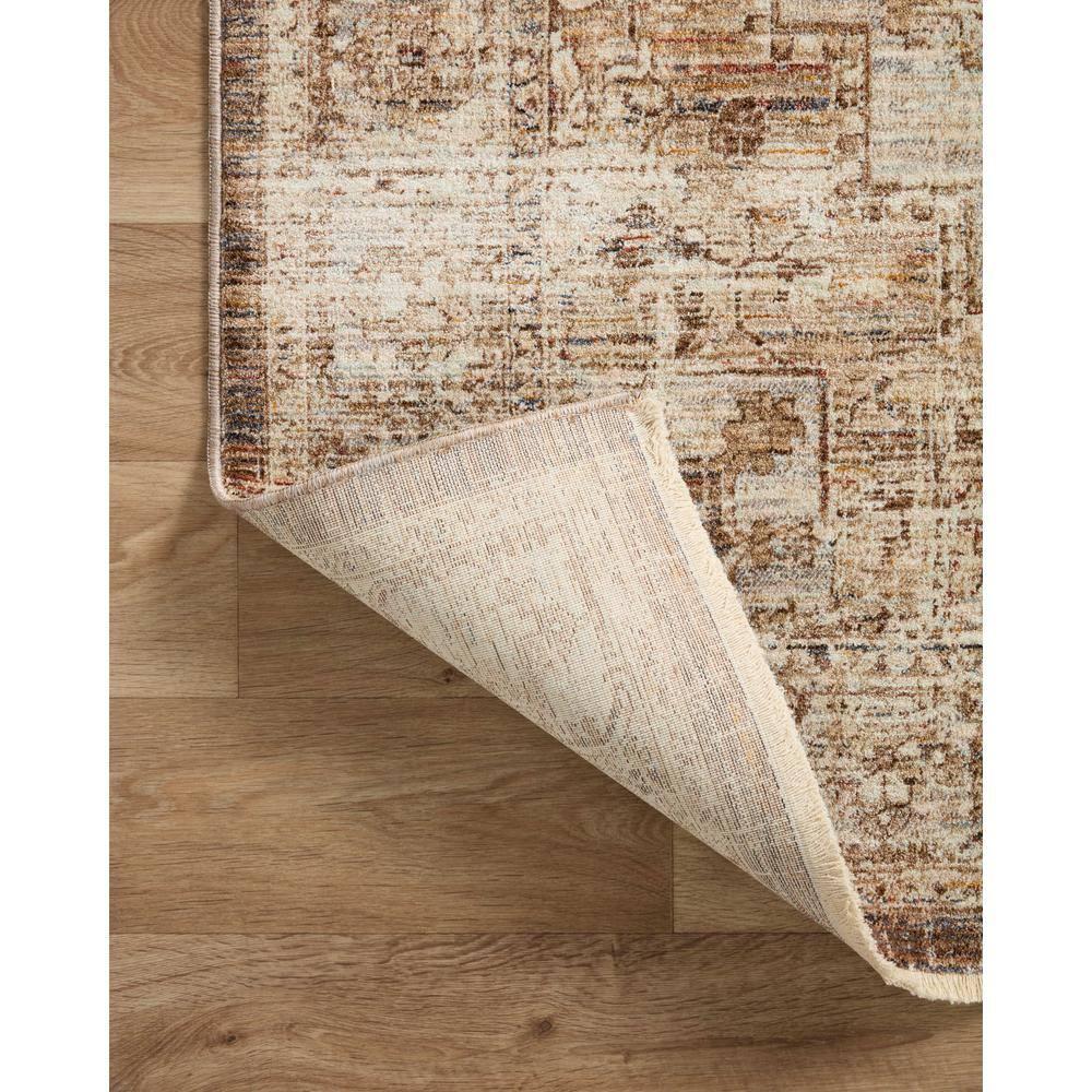 Loloi Rugs Sorrento Oriental Machine Made Power Loom Polyester Area Rug in Beige/Brown