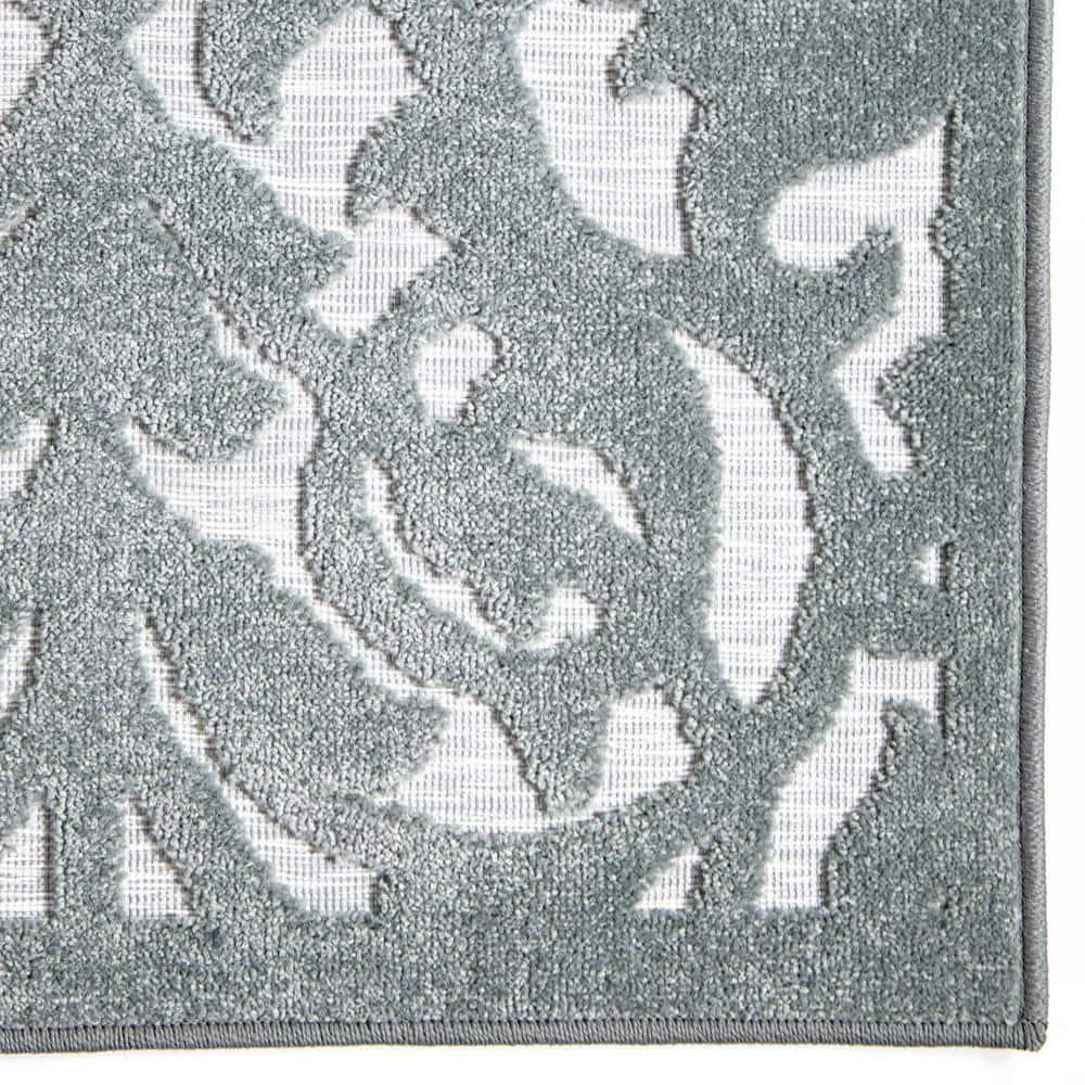 My Texas House Ladybird Harbor Blue High Low Indoor Outdoor Area Rug