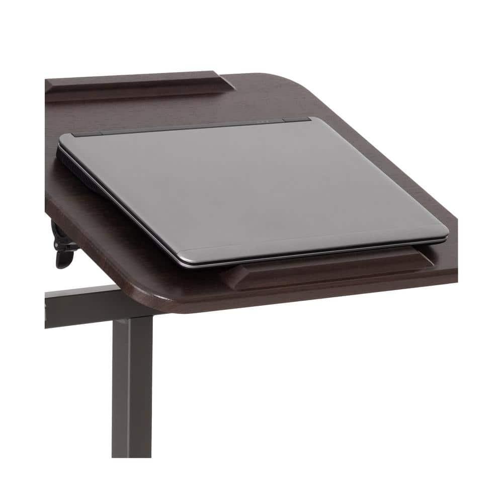 Seville Classics airLIFT Adjustable Height Rolling Tiltable Desk with Mouse Stand