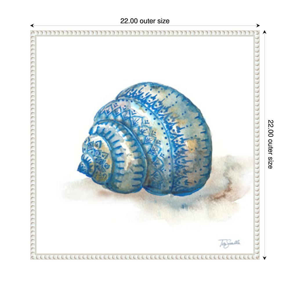 Amanti Art 22"x22" Bohemian Shells I by Tre Sorelle Studios Framed Canvas Wall Art Print