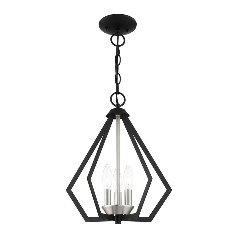 Livex Lighting Prism 3 - Light Chandelier in  Black